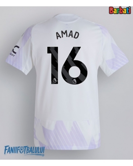 Manchester United Amad Diallo #16 Tricou Fotbal Replică 2025-26 Barbati Deplasare